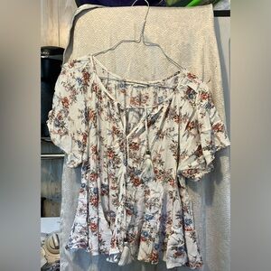 Bohemian Style Blouse with Tassles
